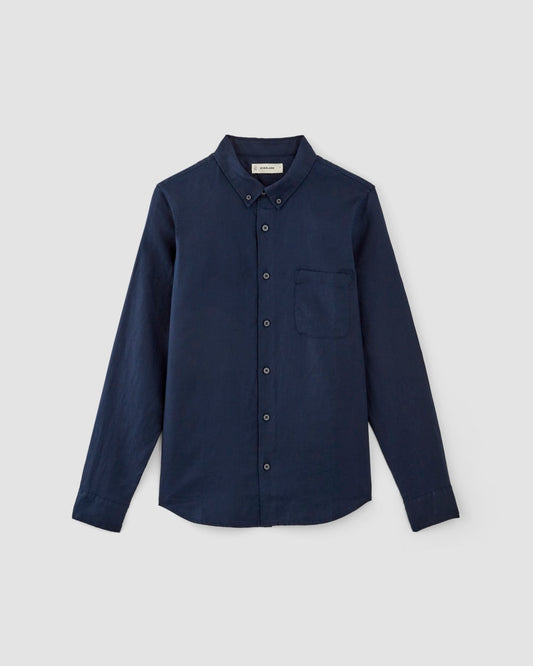 The Classic Shirt in Linen | Navy