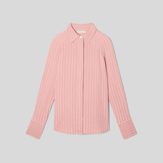 The City Stripe Shirt | Light Rose