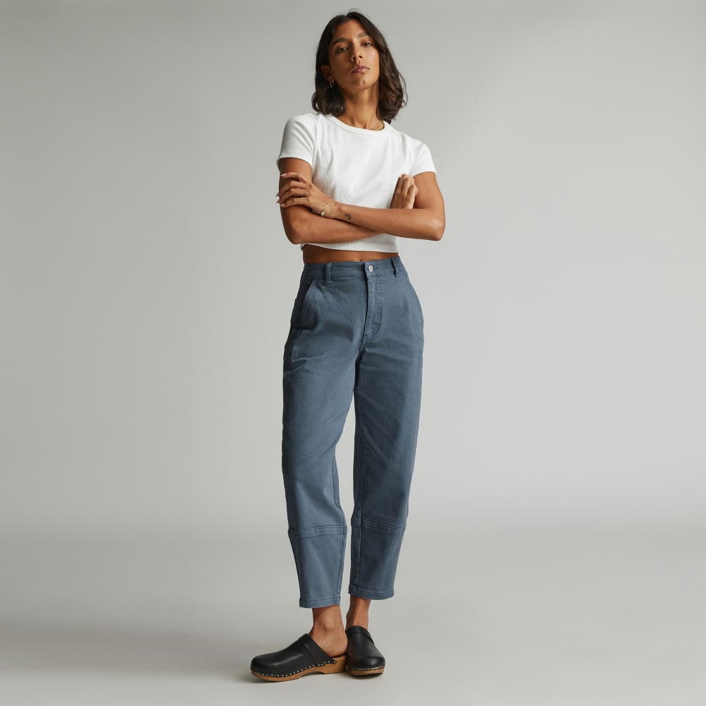 The Utility Barrel Pant | Faded Blue | Regular