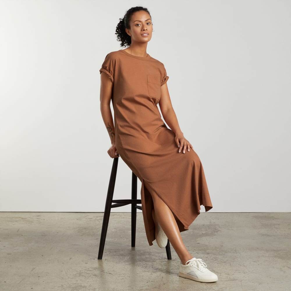 The Organic Weekend Maxi Dress | Tawny Brown