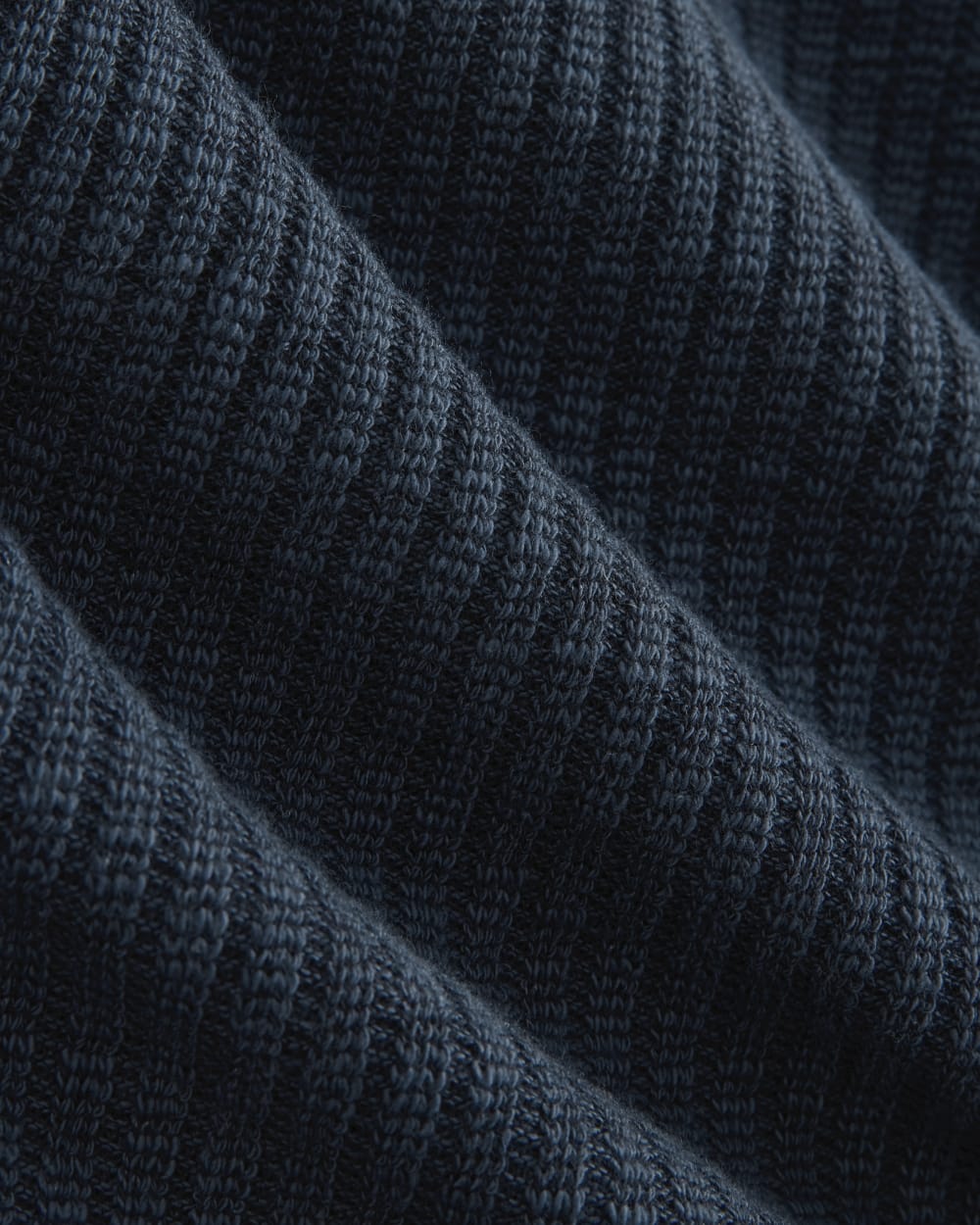 The Cozy Rib Funnel-Neck | Navy