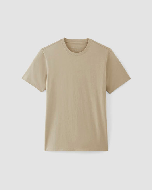 The Essential Organic Crew | Trench Coat Khaki