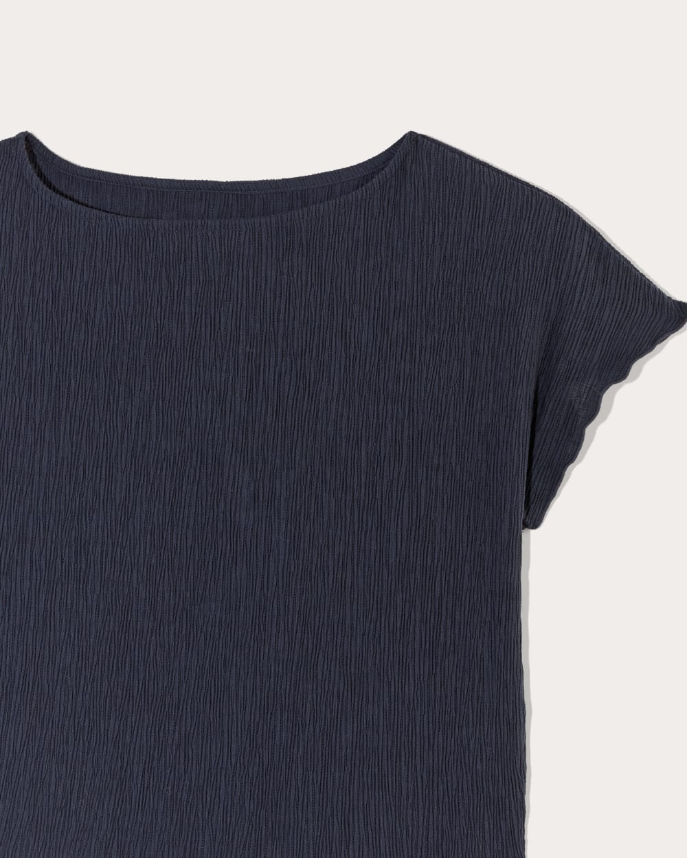 The Crinkle Top | Navy