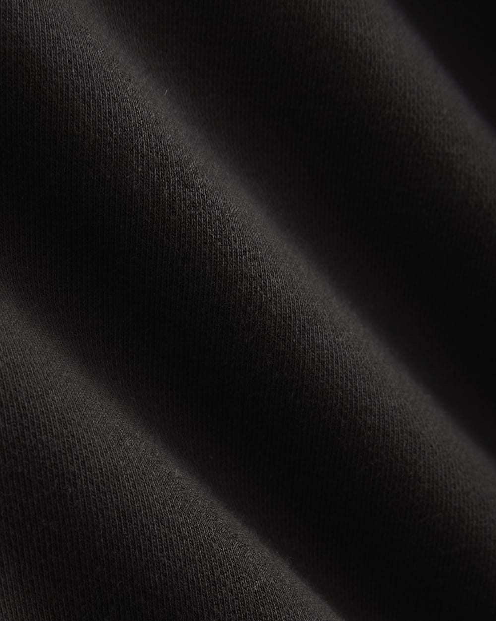 Cropped Luxe Fleece Hoodie | Black