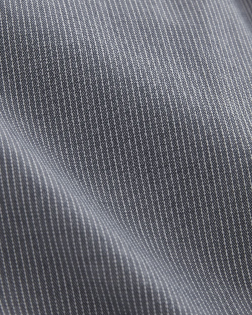 The Easy Short | Dark Denim Pinstripe