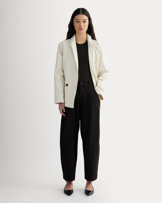 The Everywhere Pant in Stretch Linen | Black