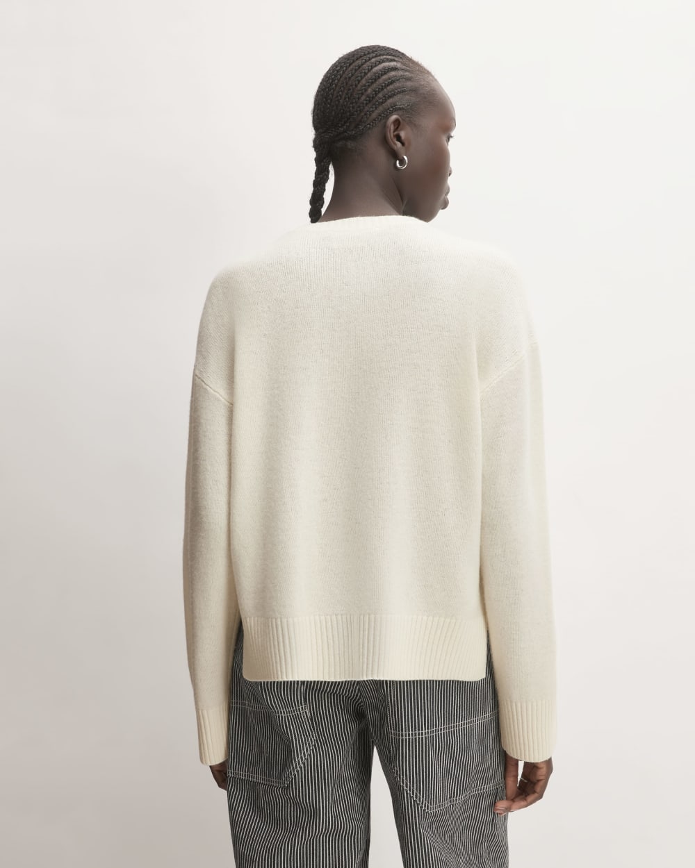 The Good Merino Wool Crewneck Sweater | Bone