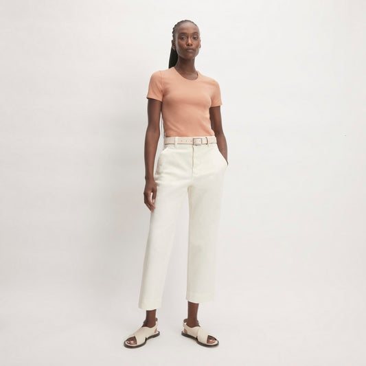 The Supima® Form Crew Neck Tee | Blush Pink