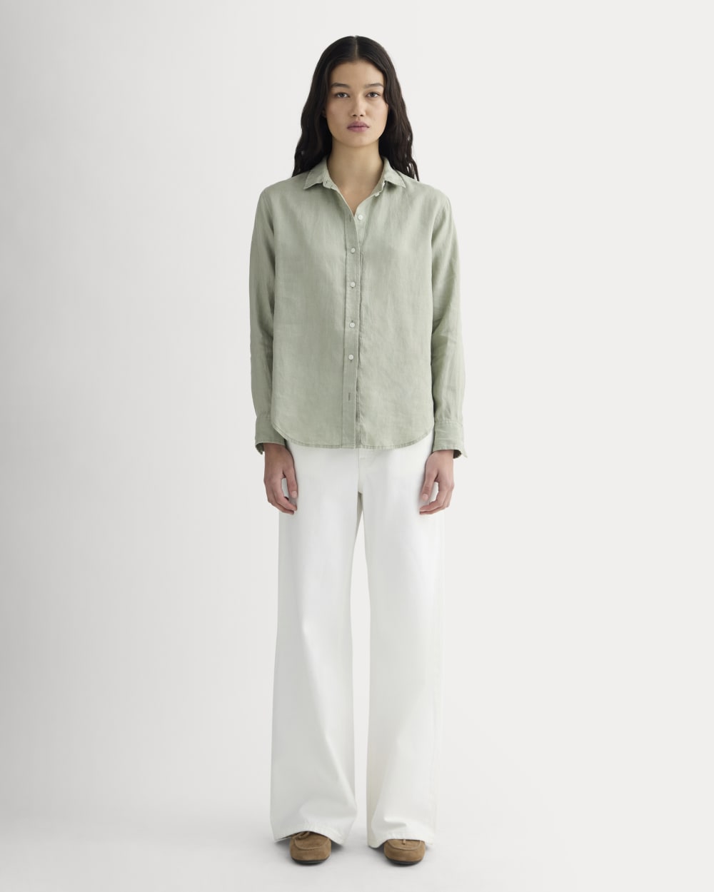 The Must-Have Shirt in Linen | Seagrass