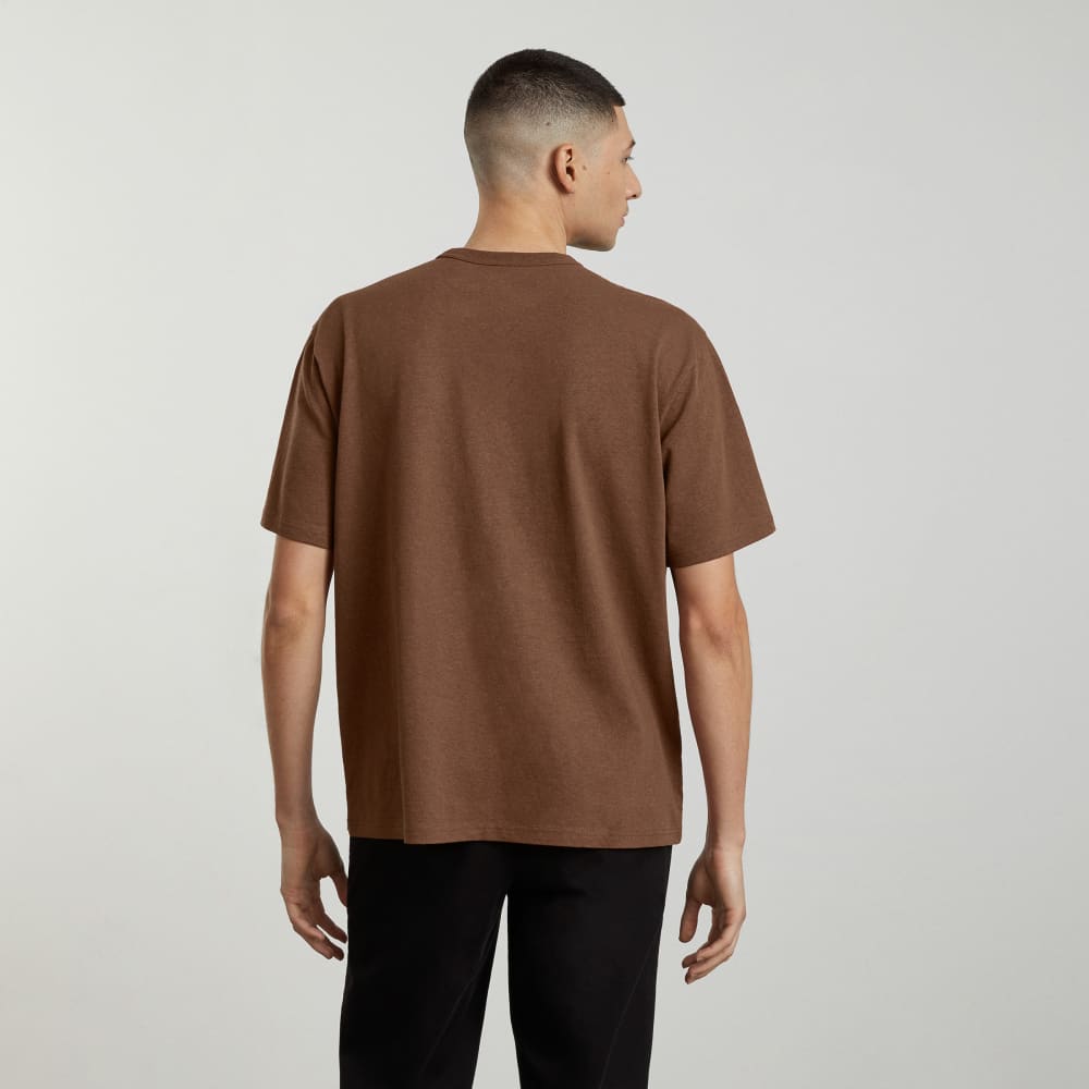 The Everyone Relaxed Hemp Tee | Espresso