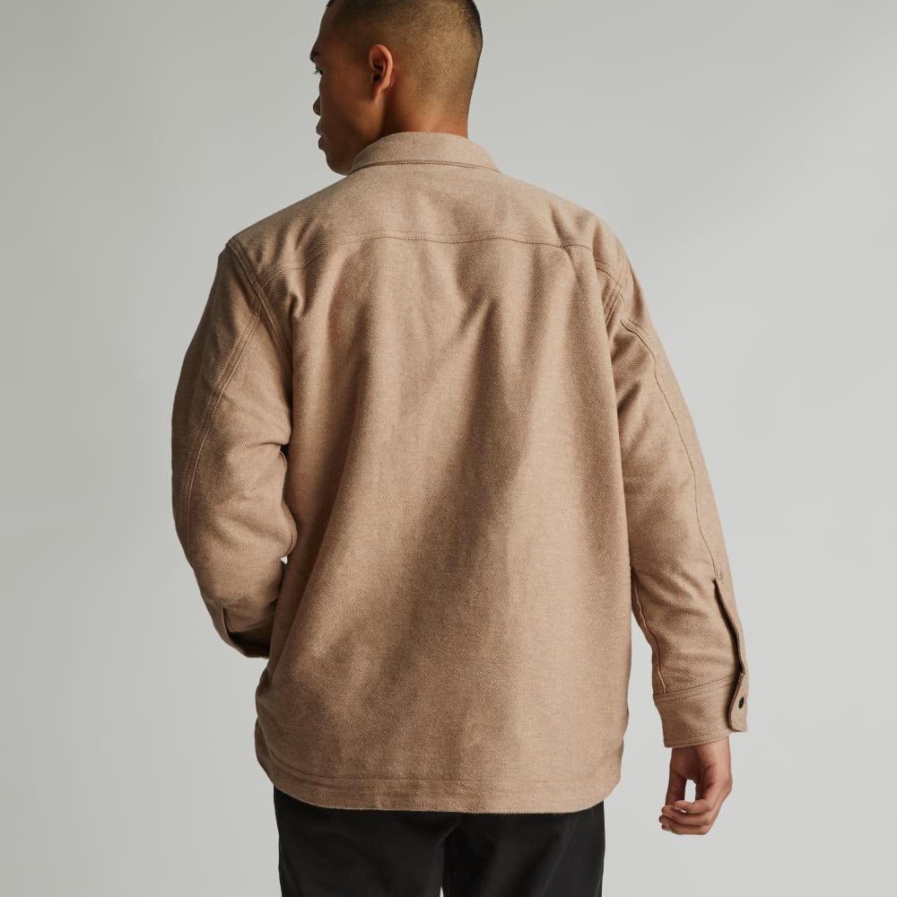 The ReNew Fleece-Lined Heavyweight Overshirt | Mushroom
