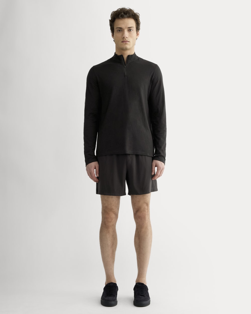 The Rec Quarter-Zip | Black