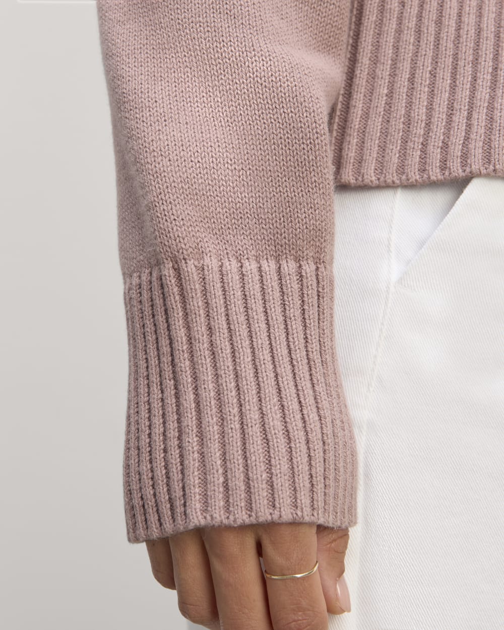 The Boxy Sweater in Everyday Cotton | Dusty Rose