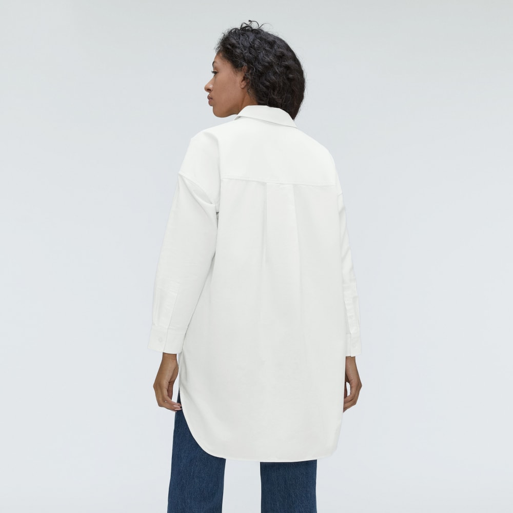 The Way Long Oxford Shirt | White