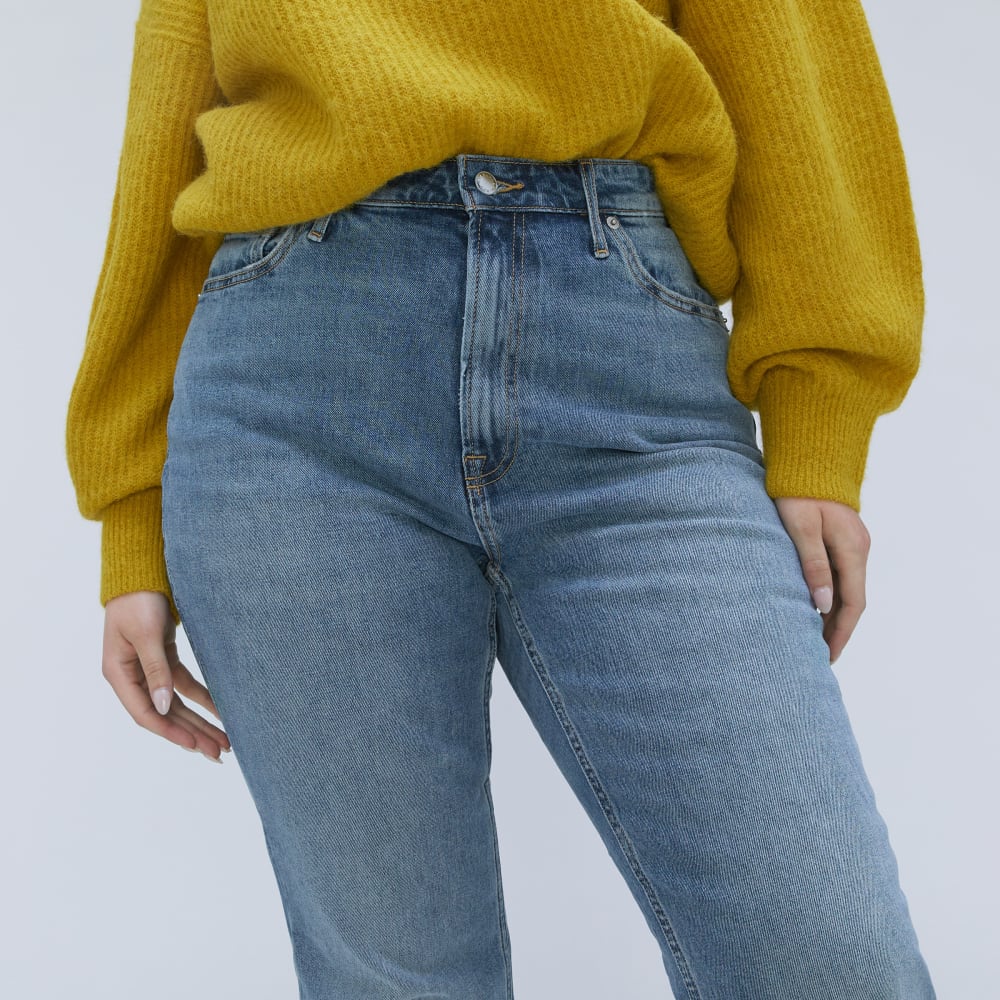 The Cheeky Hourglass Jean | Worn-In Mid Blue | 28.5 Inseam