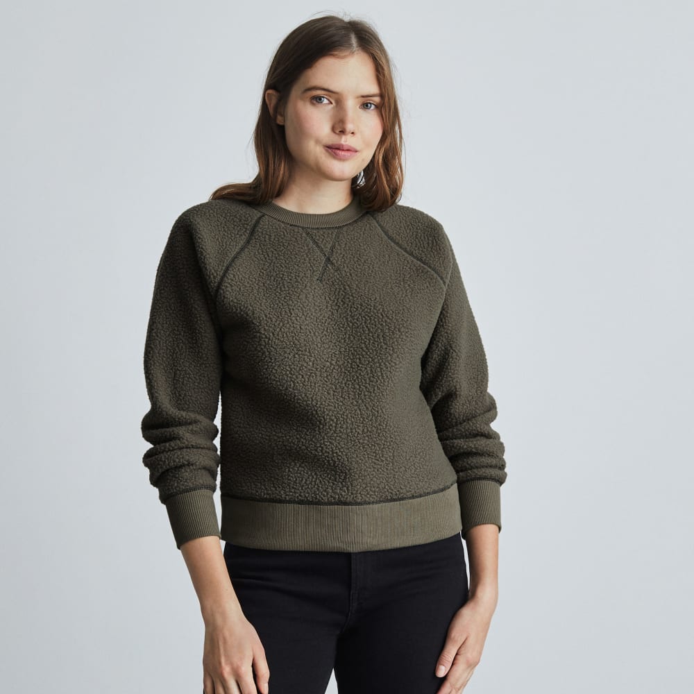 The ReNew Fleece Raglan Sweatshirt | Kalamata