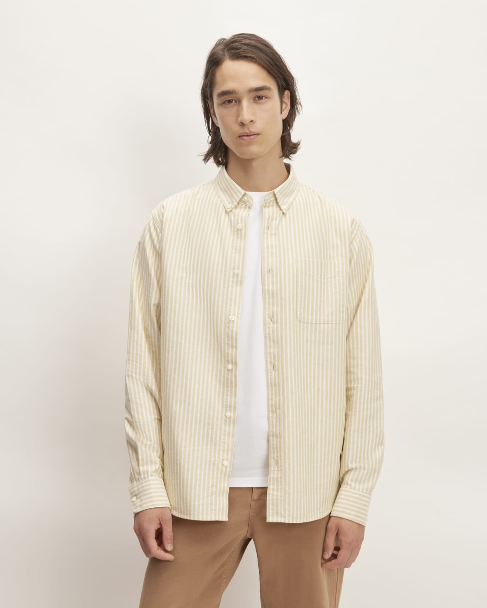 The Classic Oxford Shirt | Bone / Honey | Tall