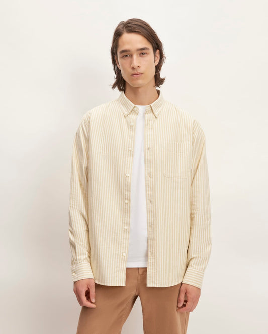 The Classic Oxford Shirt | Bone / Honey | Tall