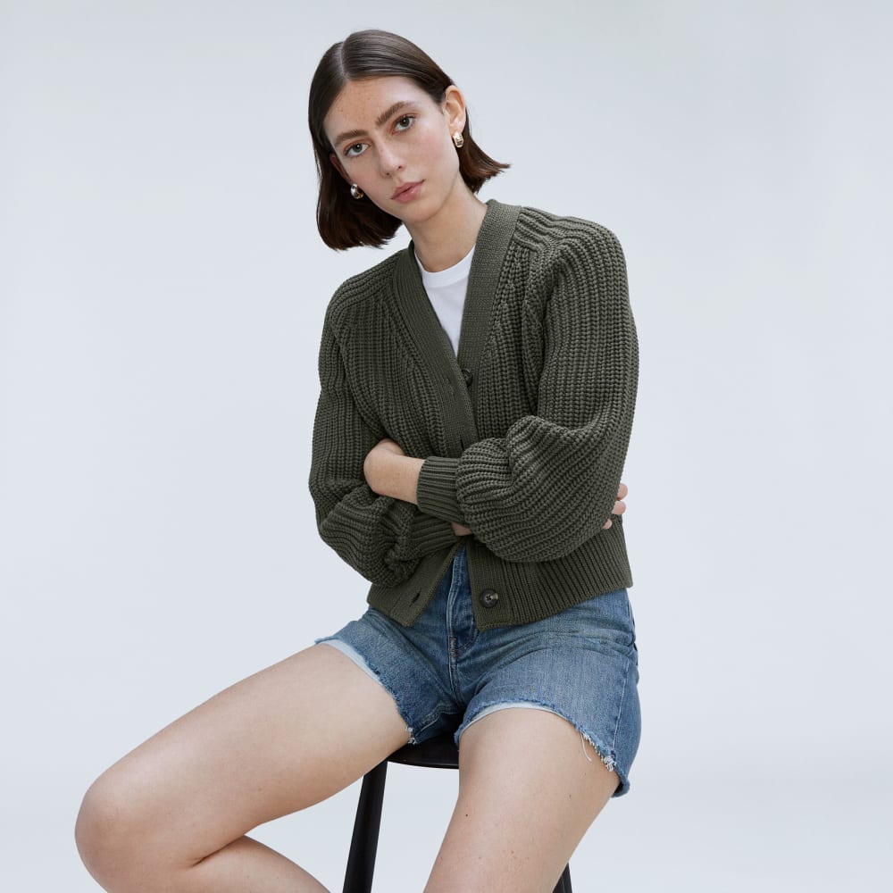 The Texture Cotton Cardigan | Kambaba