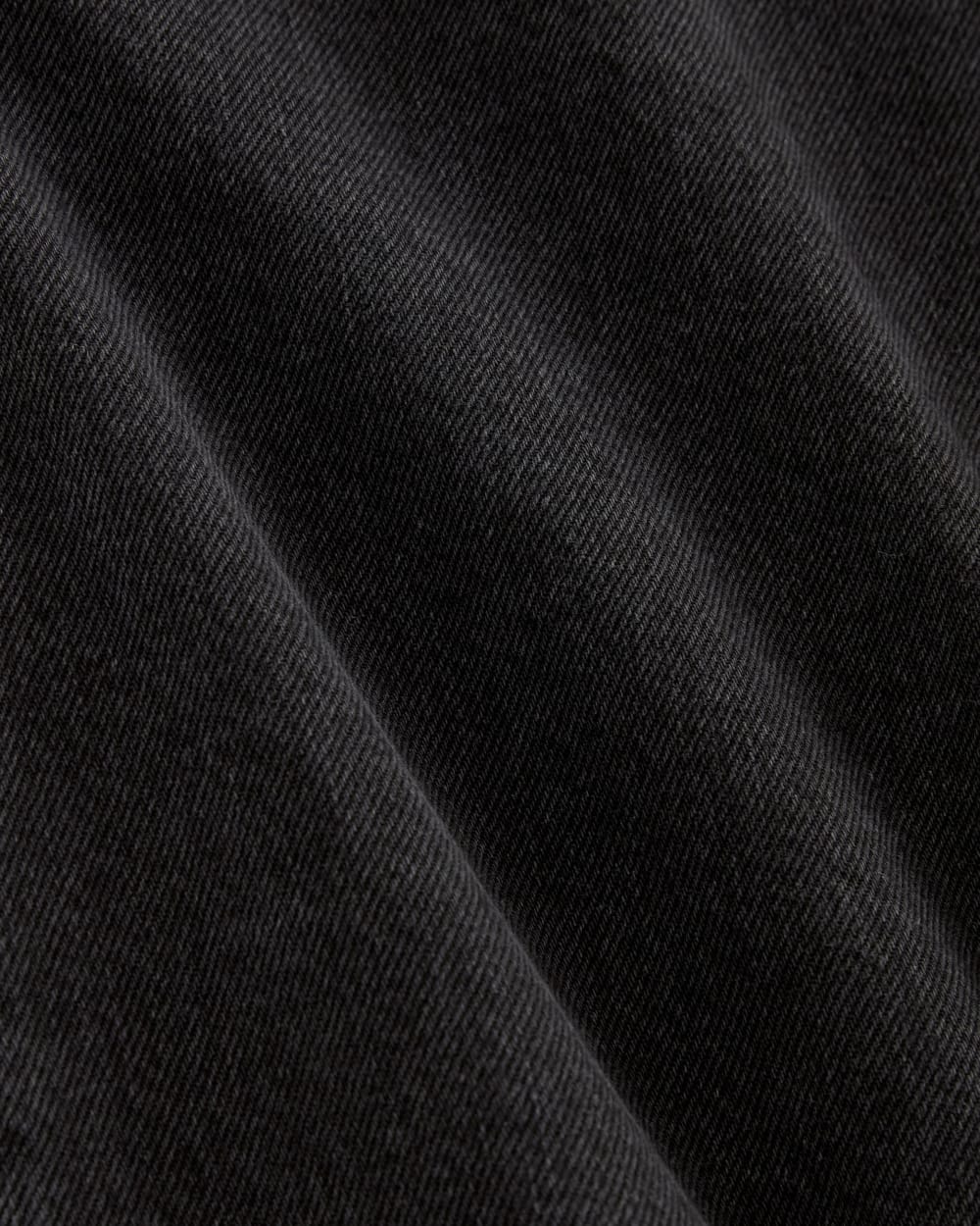 The A-Line Denim Short | Washed Black