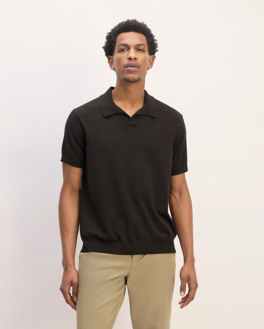 The No-Sweat Polo | Black