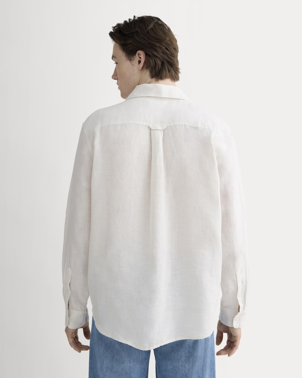 The Linen Utility Shirt | Natural Chambray