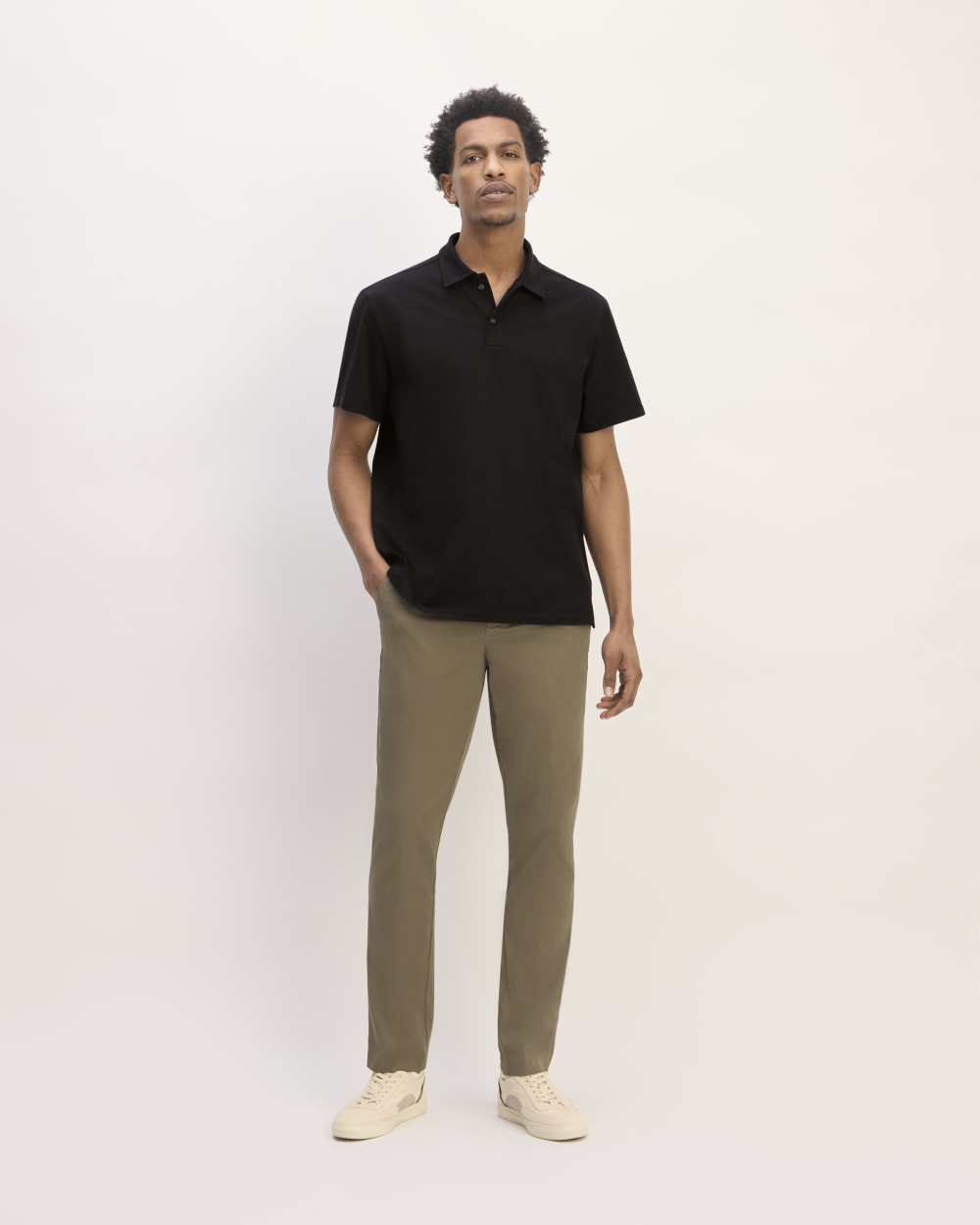 The Premium Weight Short-Sleeve Polo | Black