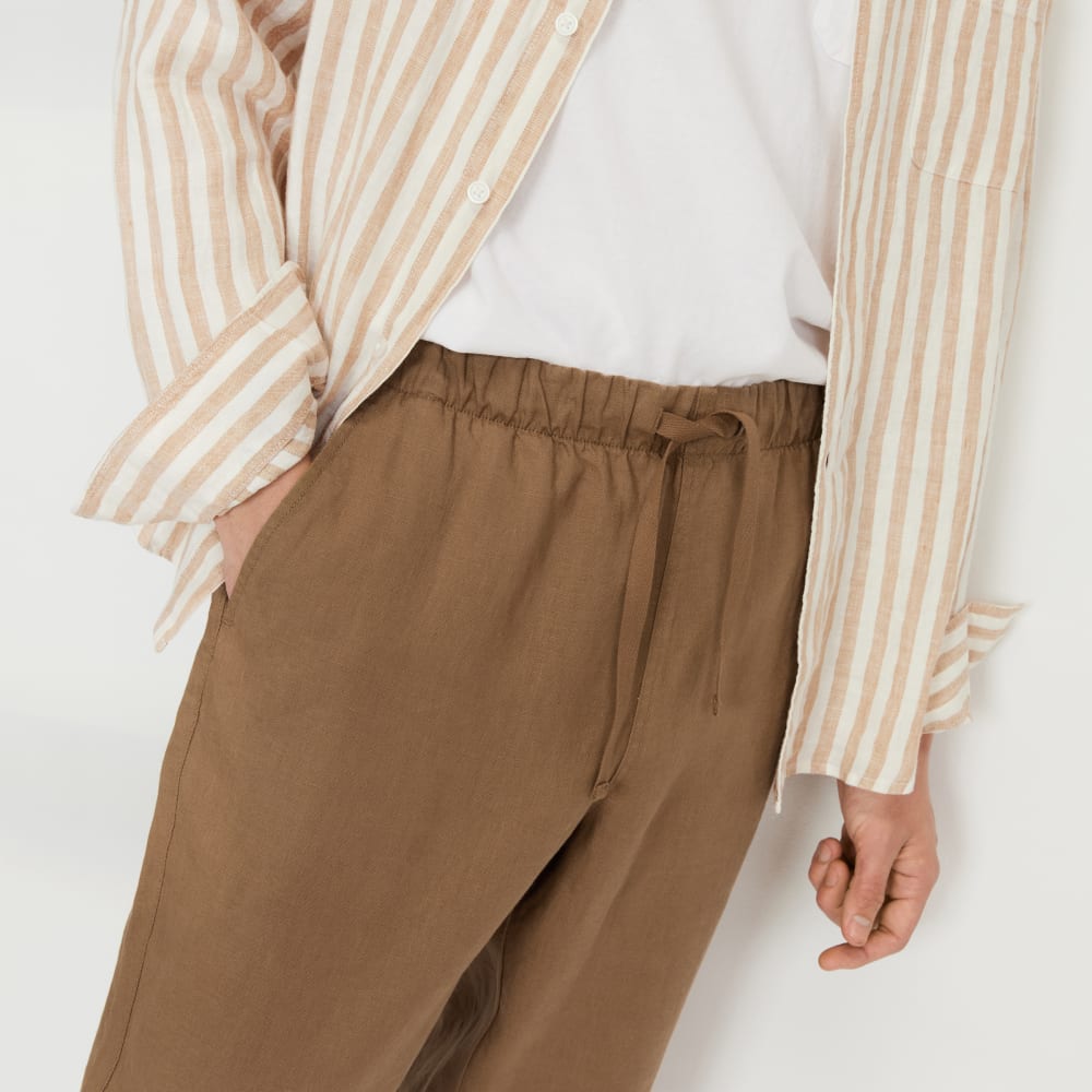 The Linen Easy Pant | Toasted Coconut