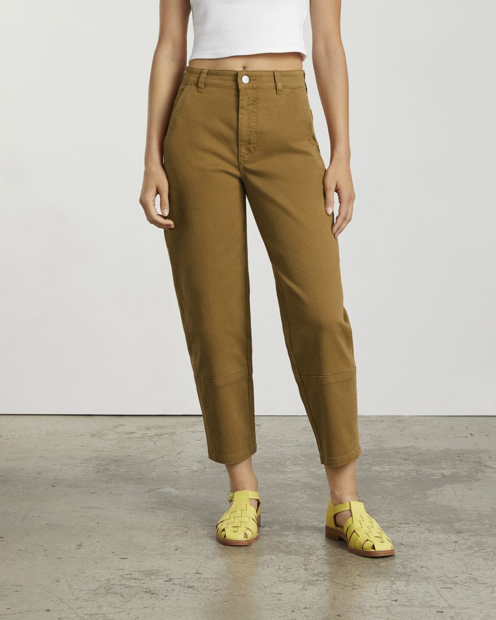 The Utility Barrel Pant | Golden Brown | Regular