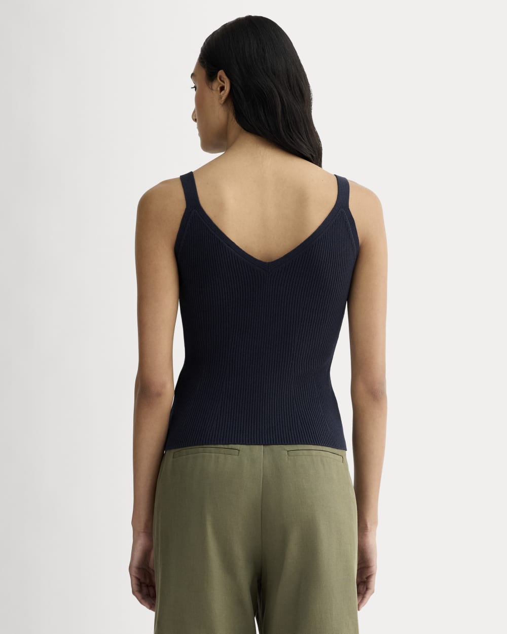 The Fine Knit Cami | Navy