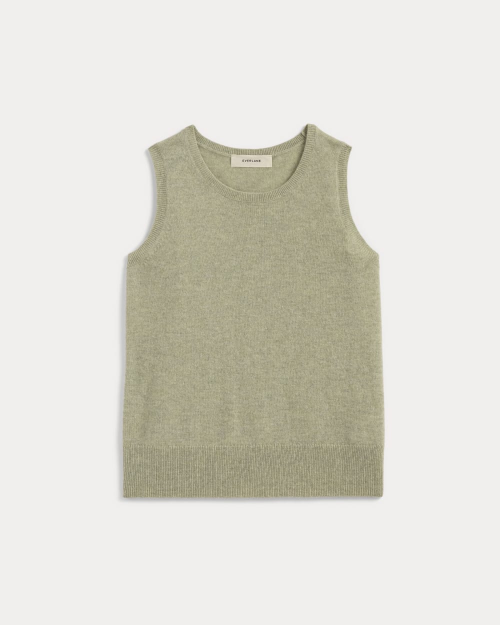 The Classic Tank in Cashmere | Light Heathered Moss