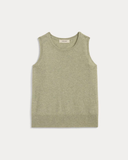The Classic Tank in Cashmere | Light Heathered Moss