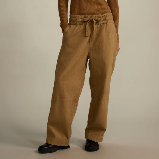 The Canvas Organic Cotton Pull-On Pant | Cappuccino