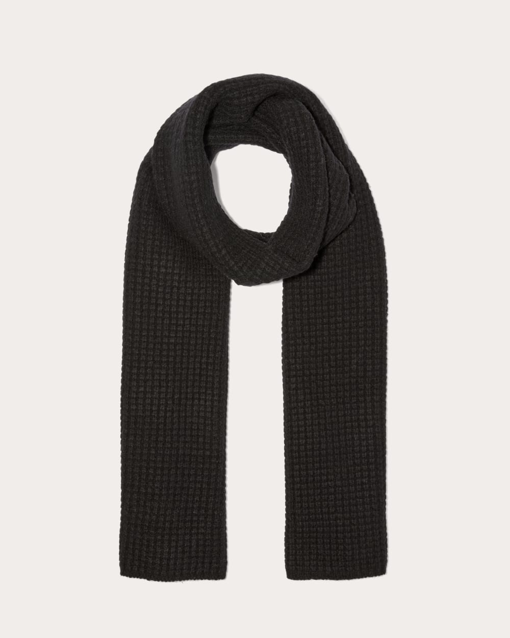 The Waffle Scarf | Black