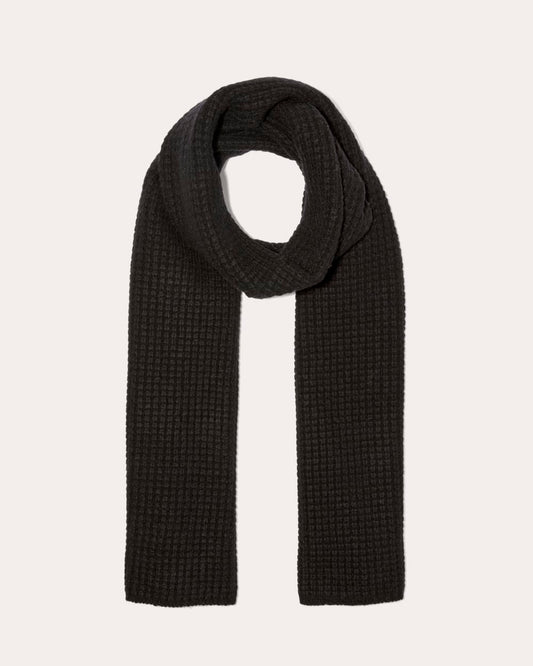 The Waffle Scarf | Black