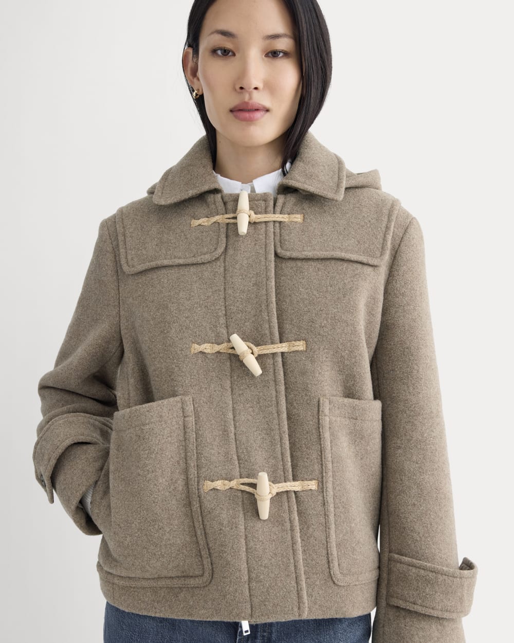 The ReWool Duffle Coat | Heather Taupe