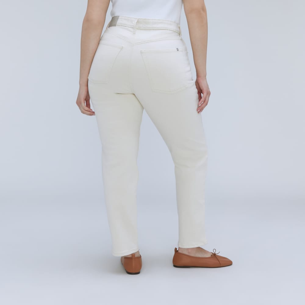 The Cheeky Hourglass Jean | Ecru | 26.5 Inseam