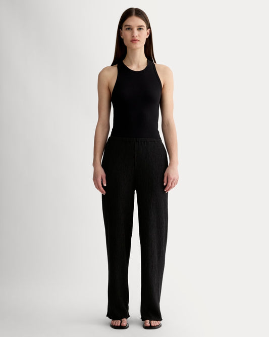 The Crinkle Pant | Black