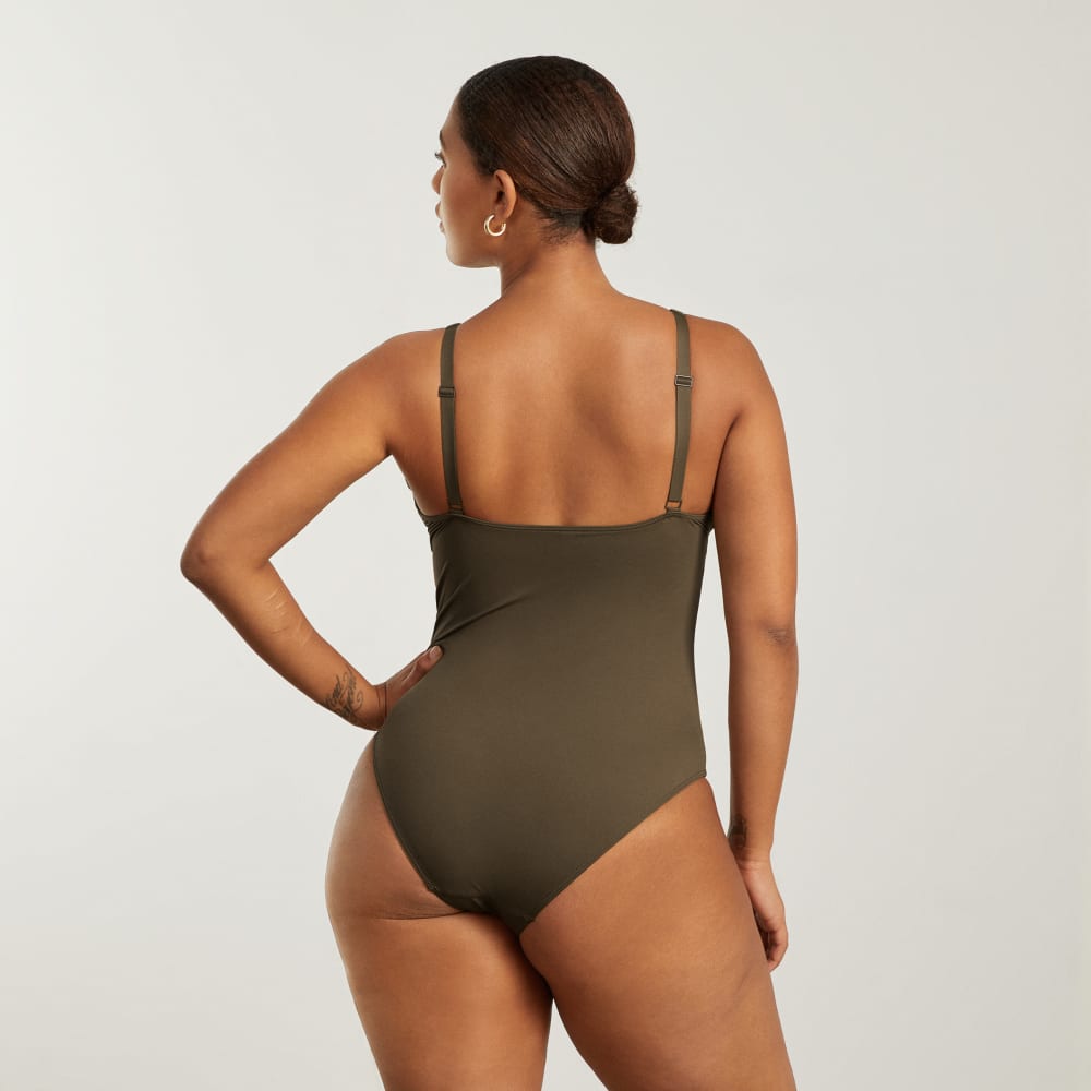 The V-Neck One-Piece | Beech