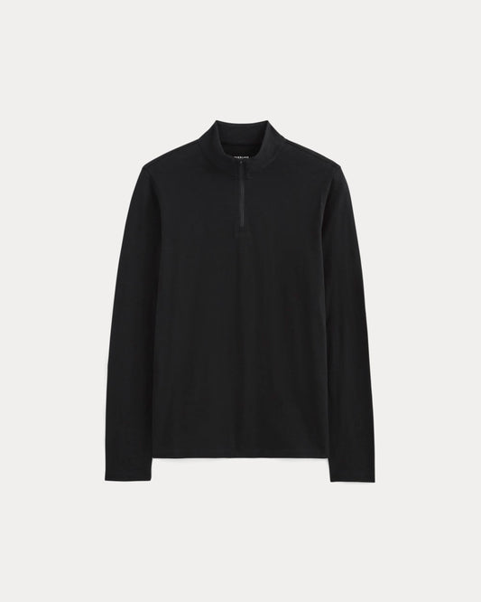 The Rec Quarter-Zip | Black