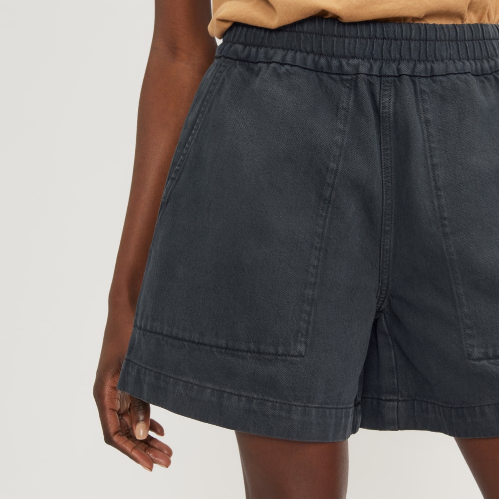 The Denim Utility Short | Ink