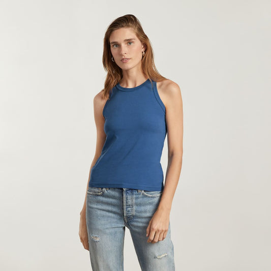 The Tank in Essential Cotton | Deep Blue