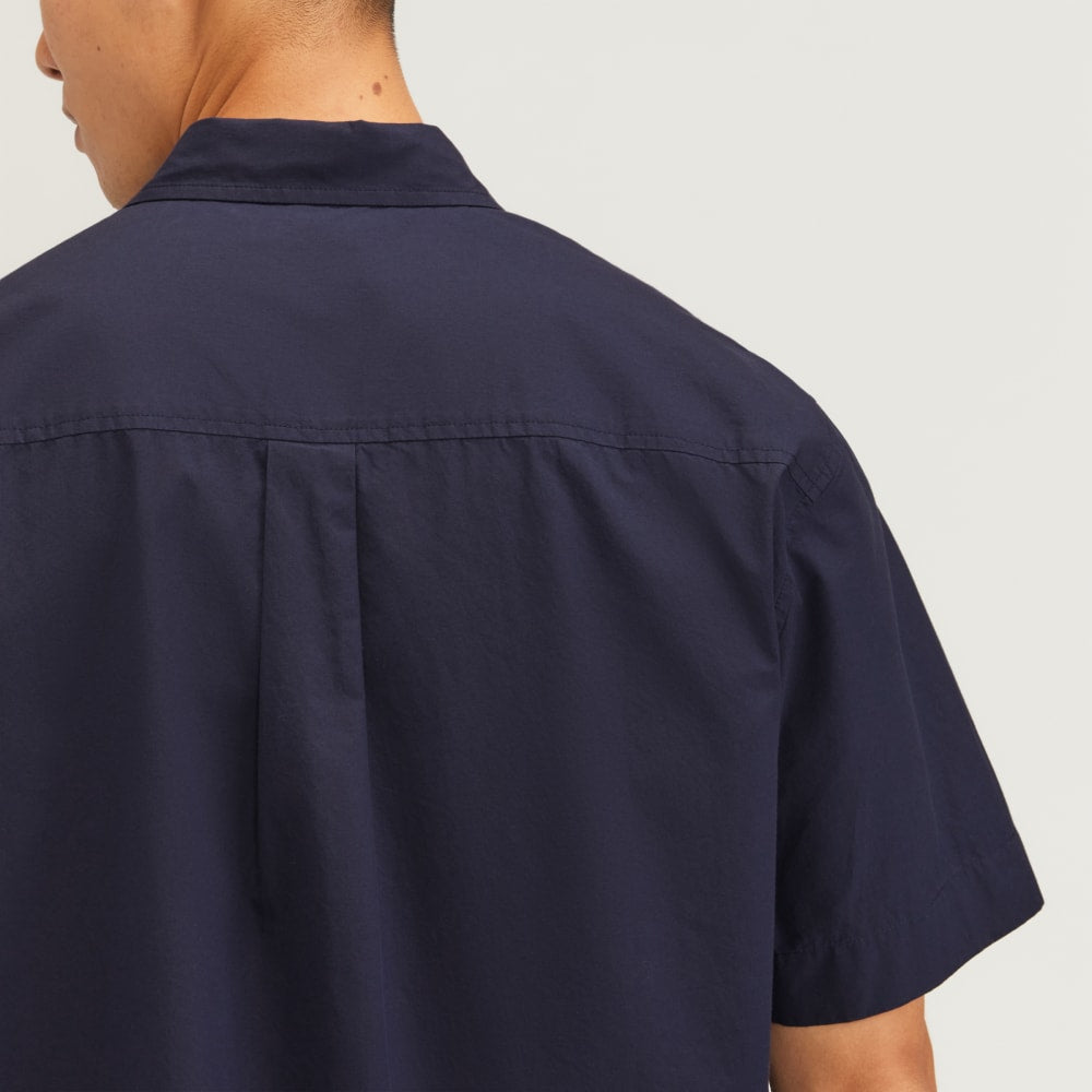 The Poplin Short-Sleeve Shirt | Deep Navy