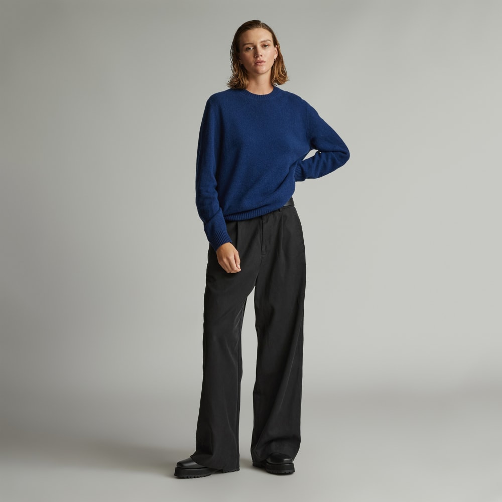 The Everyone Cashmere Crew | Bright Navy