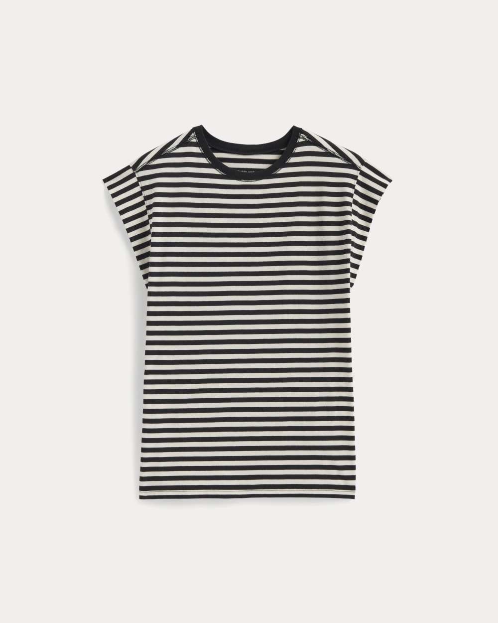 The Muscle Tee in Essential Cotton | Bone / Black