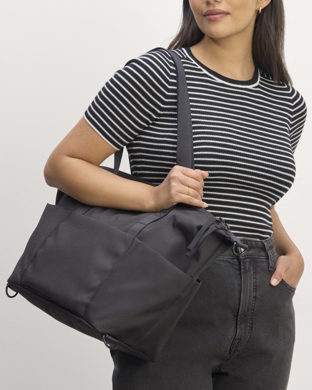 The ReNew Transit 3-Way Tote | Black