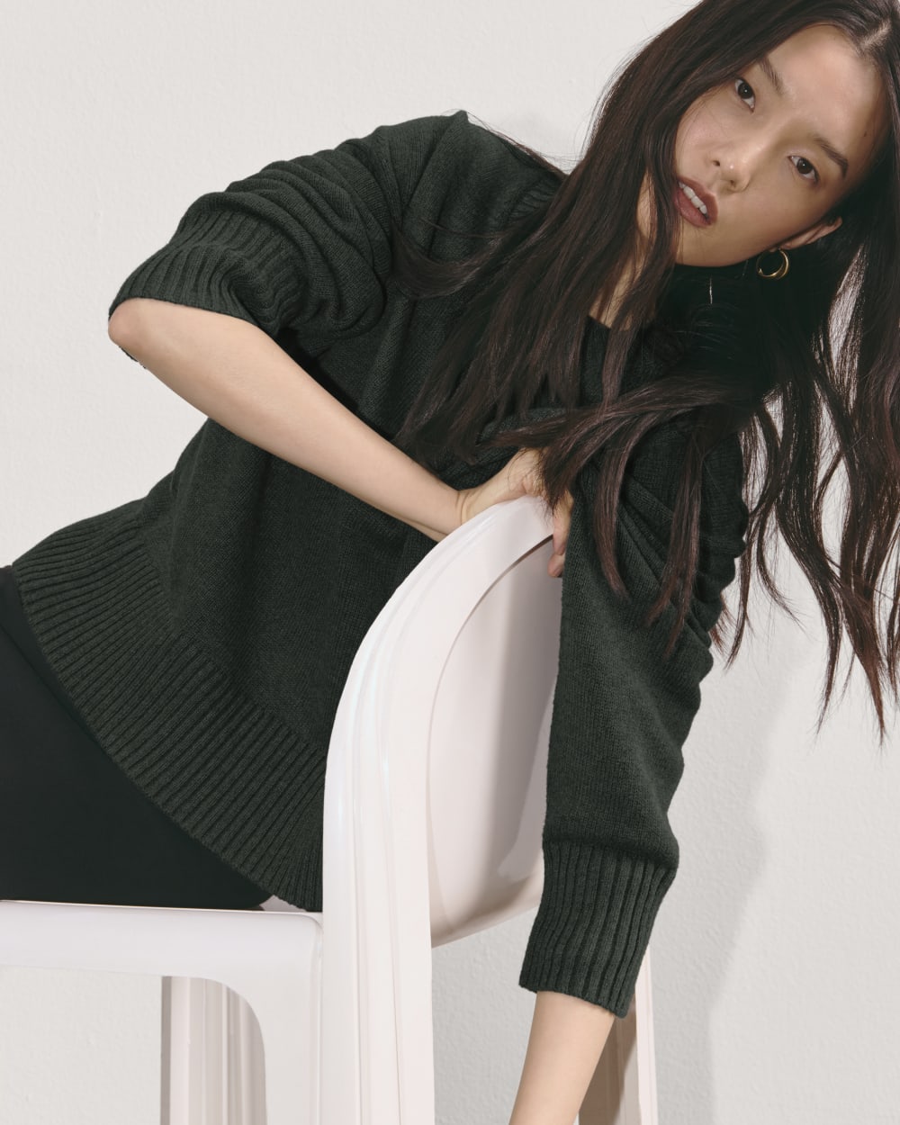 The Boxy Sweater in Everyday Cotton | Scarab