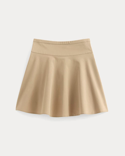 The Circle Mini Skirt | Warm Trench