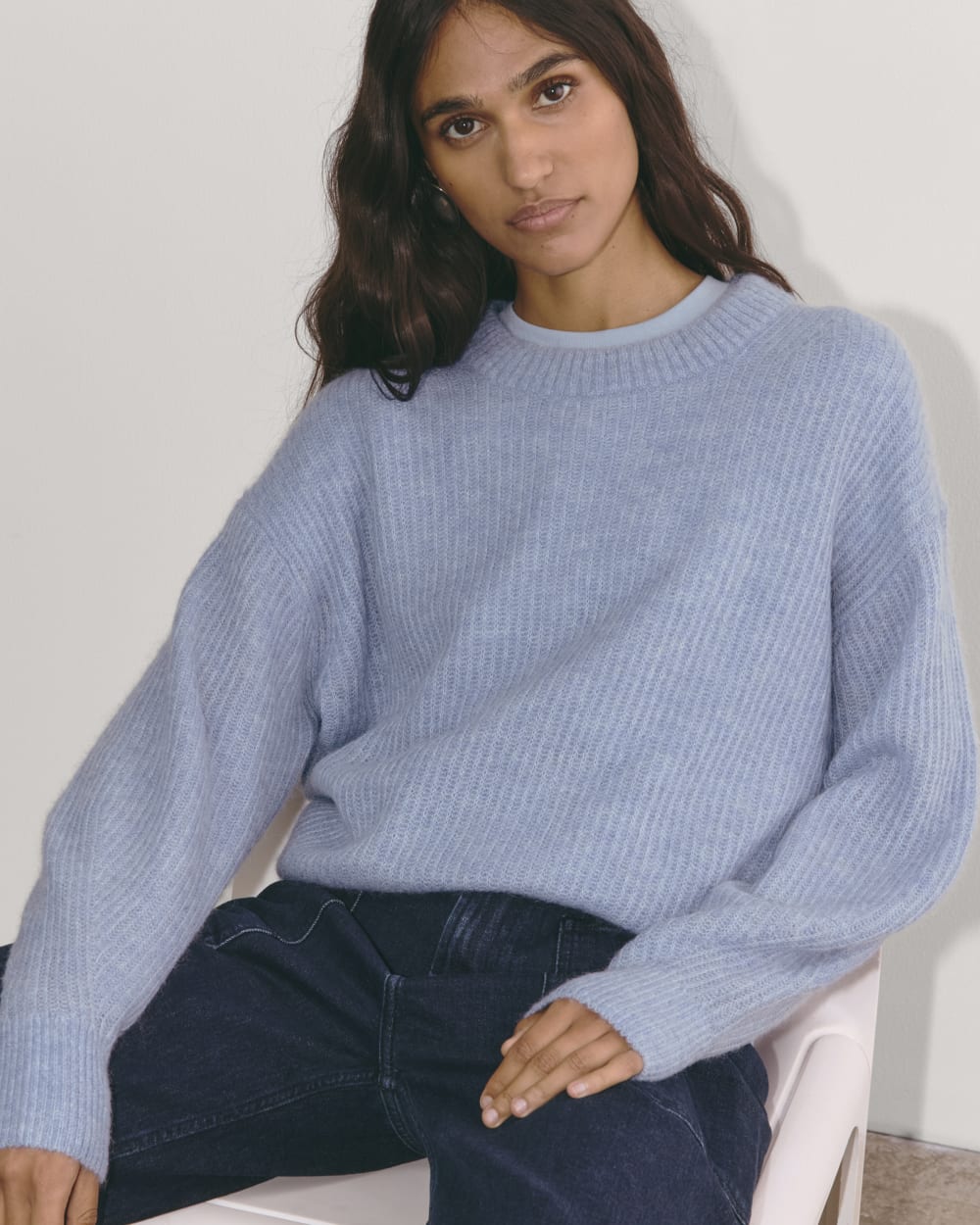 The Cocoon Crew in Alpaca | Heather Blue Slate