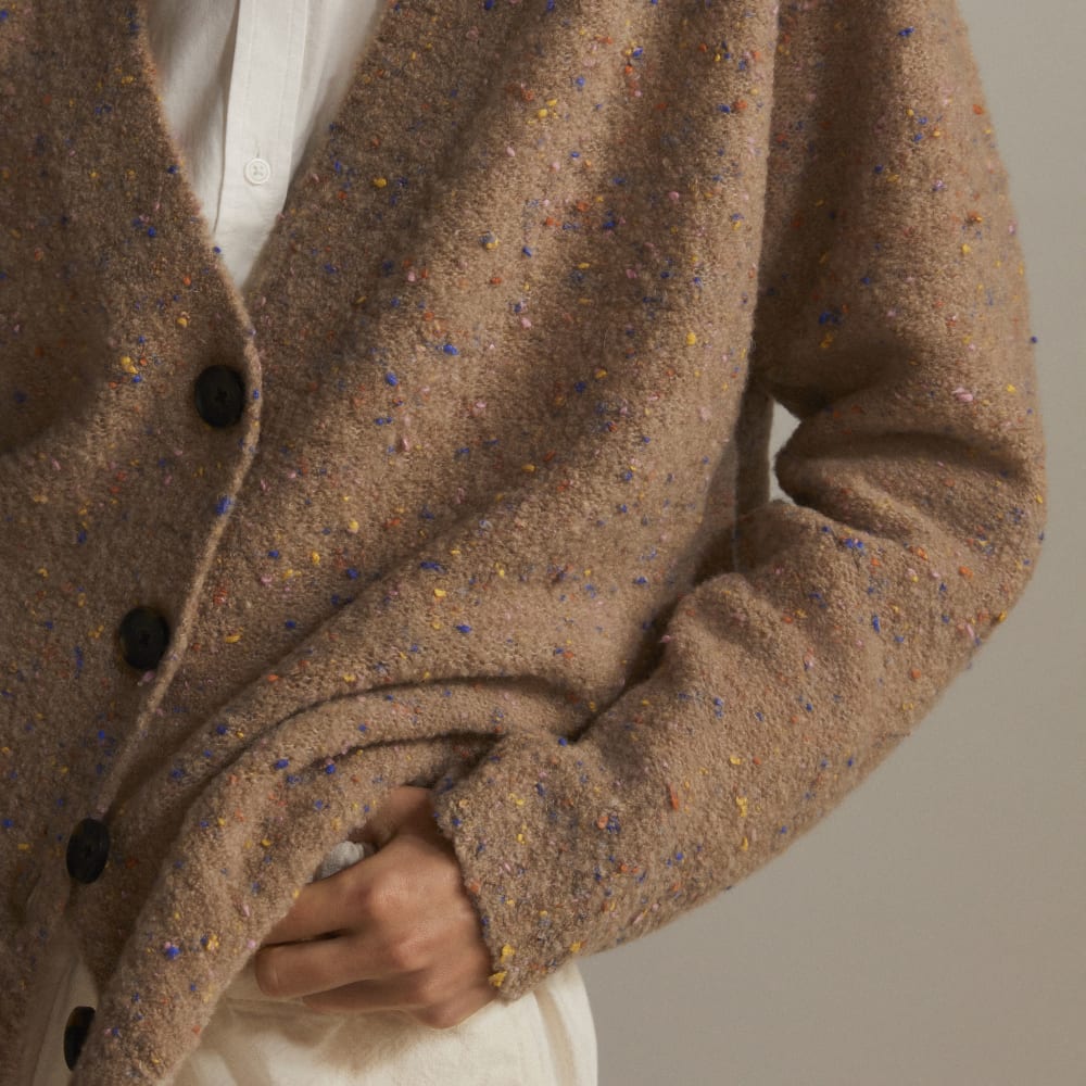 The Confetti Cardigan | Taupe Multi